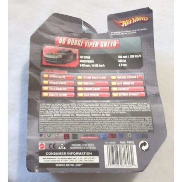 2009 Hot Wheels Speed Machines - 2006 Dodge Viper SRT10 - 1:64 Diecast - Picture 2 of 4